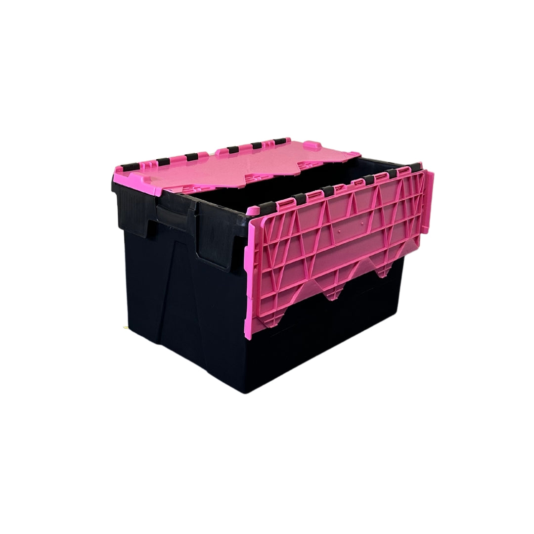*Pallet of 60* 67L GatorTote (600x400x370mm) Extra Heavy Duty Industrial Attached Lid Box