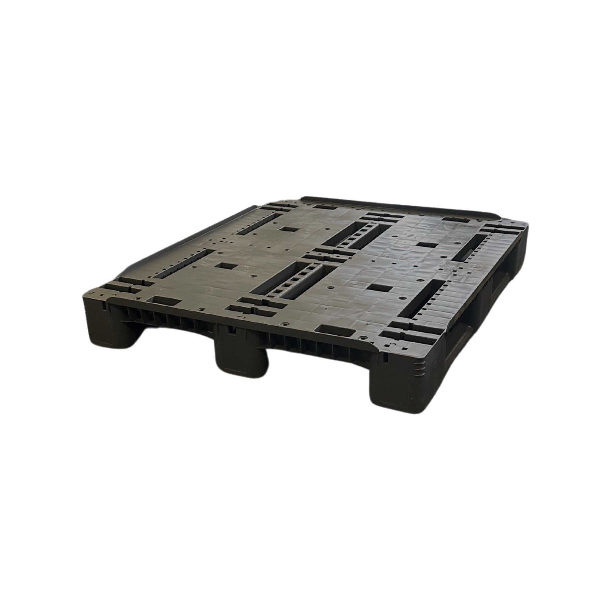 1200 x 1000mm Industrial Pallet With Runners – Grey