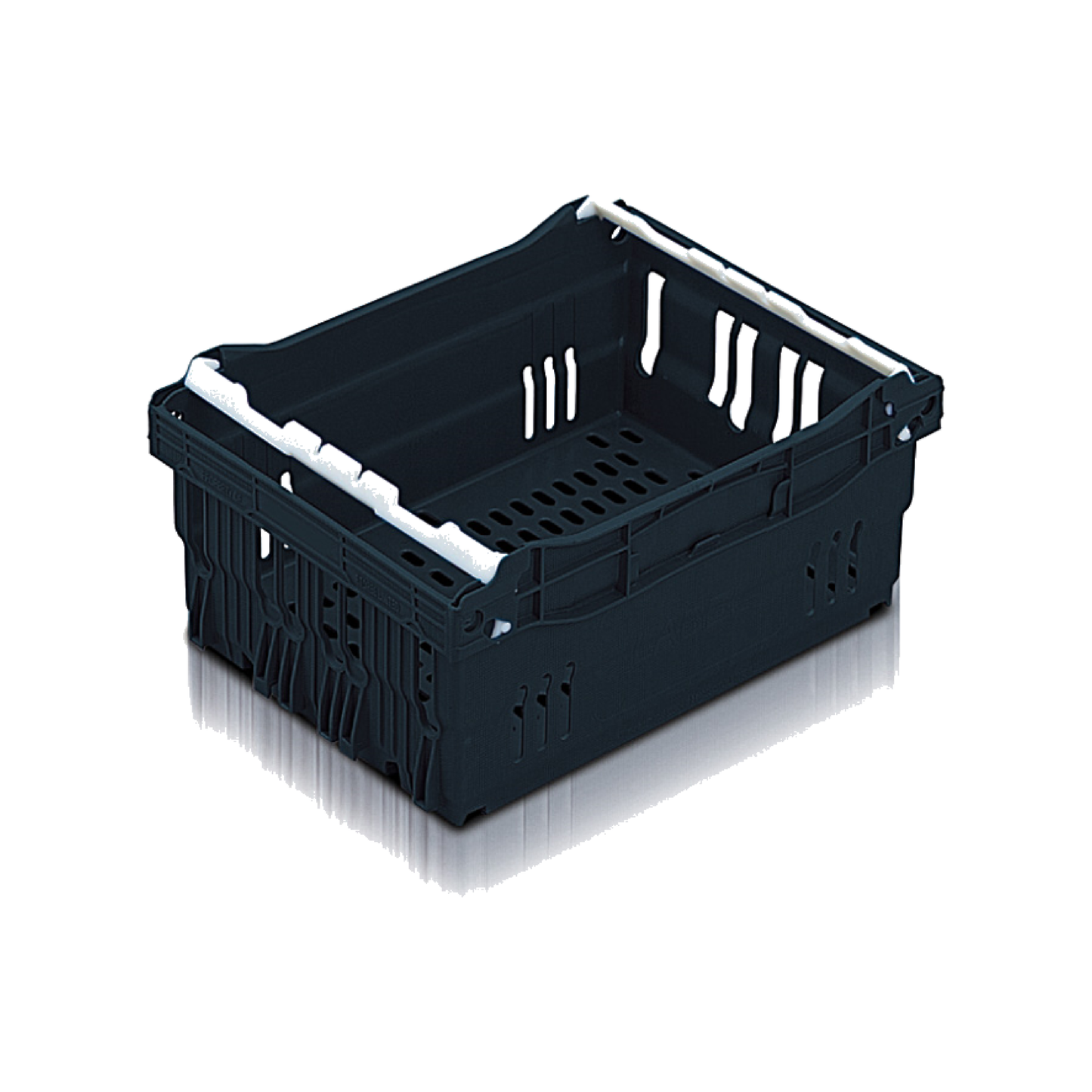 *Bundle of 12* 15L Recycled Stacking & Nesting Crate (400x300x180mm)