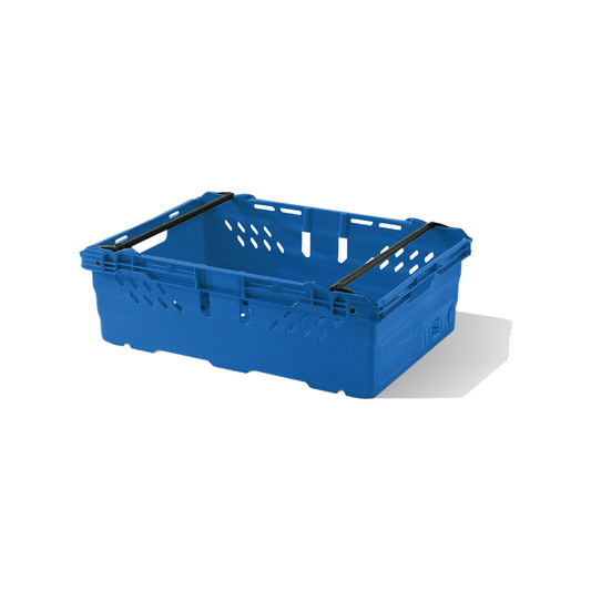 35L Heavy Duty Stacking & Nesting Crate Ventilated (600x400x199mm)